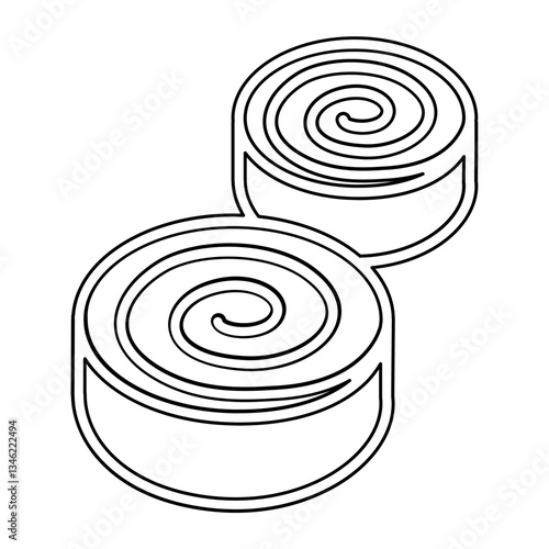 Candy icon in line style