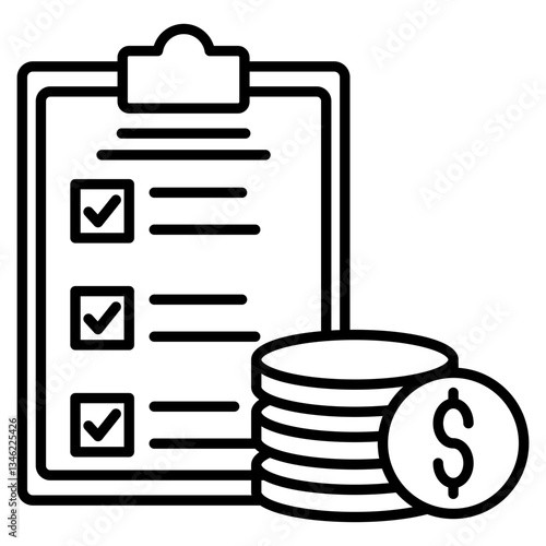 asset audit icon element for design