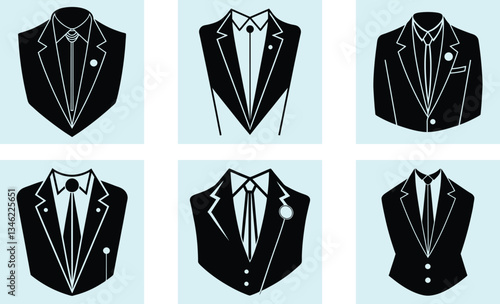 Lapel Pin silhouette vector