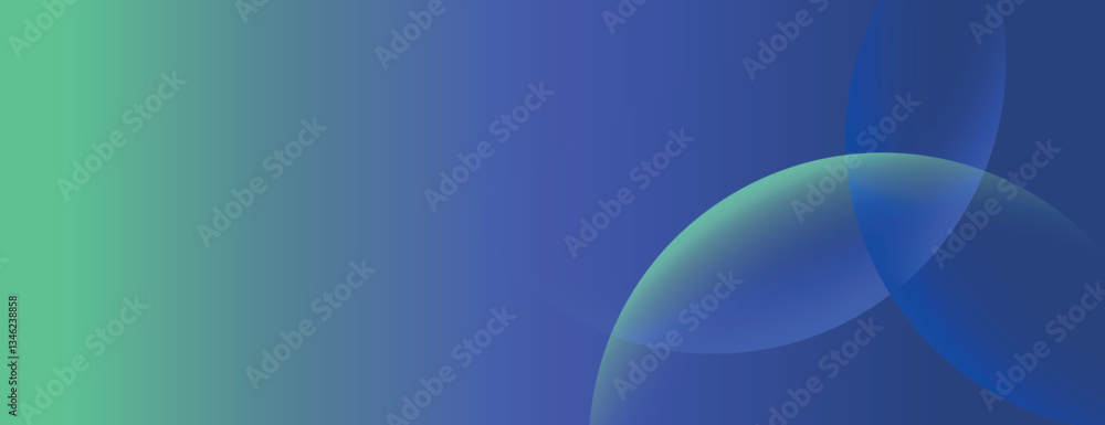 Abstract background with a gradient style, featuring blue and green colors. The background has a smooth, flowing texture with overlapping circles. Minimal abstract circles vector gradient background Abstract background with a gradient style, featuring blue and green colors. The background has a smooth, flowing texture with overlapping circles. Minimal abstract circles vector gradient background