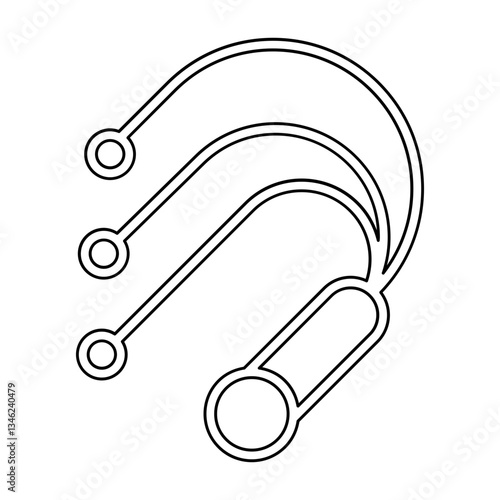 Photos sex toy icon in line style