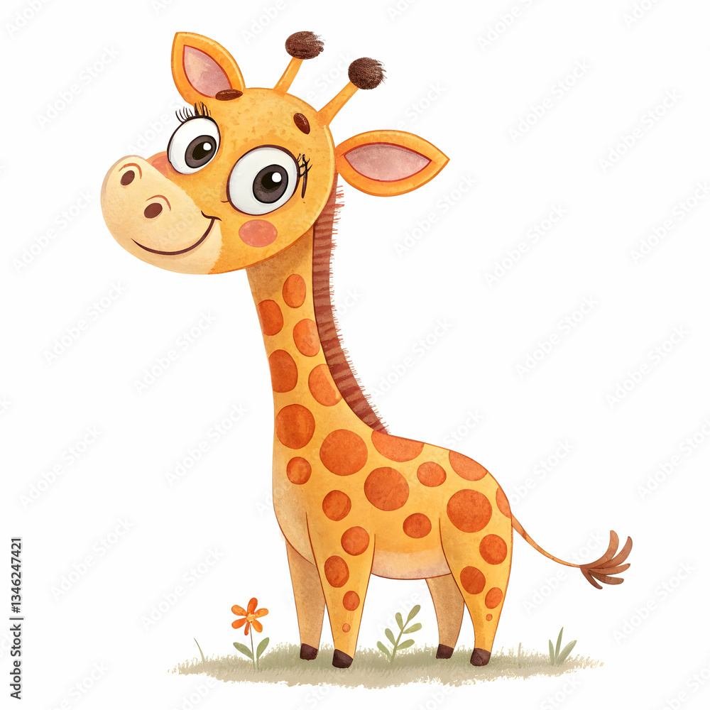 Giraffe vector illustration icon Giraffe vector illustration icon