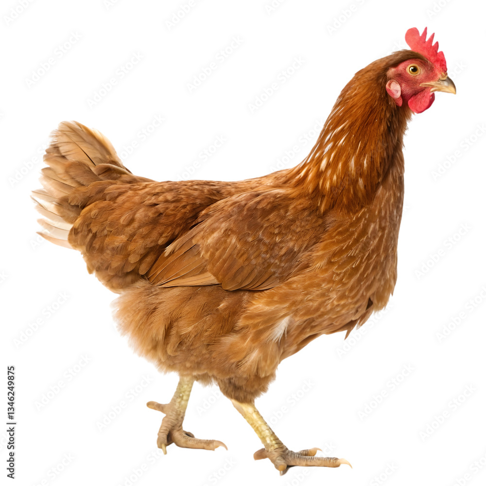 Fototapeta premium chicken isolated on white