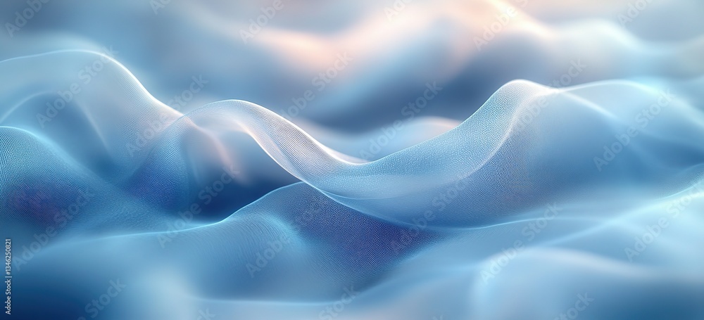 Abstract Blue Wave Background Elegant Flowing Mesh Texture for Design Abstract Blue Wave Background Elegant Flowing Mesh Texture for Design