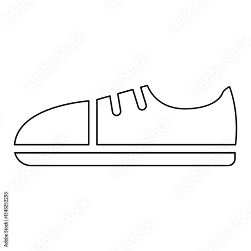 Sneaker icon in line style