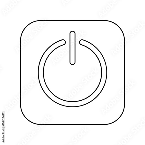 Switch icon in line style