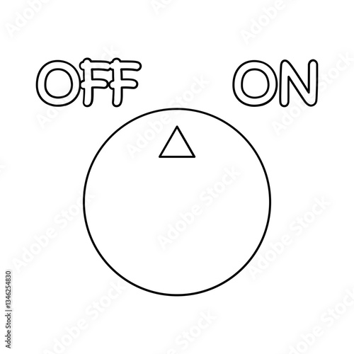 Switch icon in line style