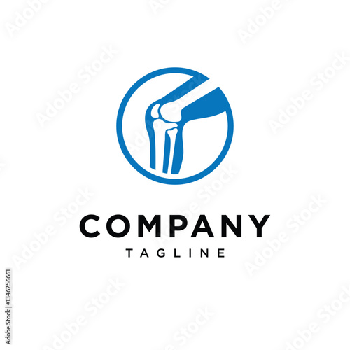 Knee Surgery Logo Icon Vector