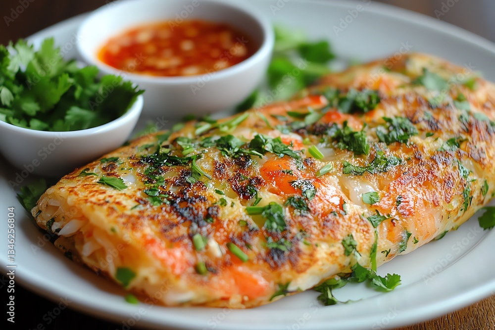Crispy Shrimp Pancake: A Savory Vietnamese Delight Crispy Shrimp Pancake: A Savory Vietnamese Delight