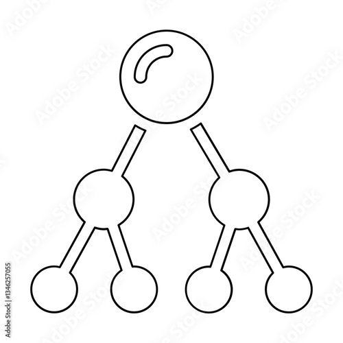 Link icon in line style