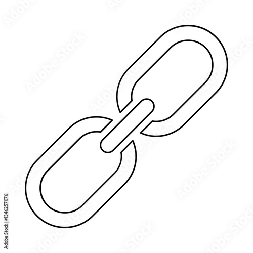 Link icon in line style