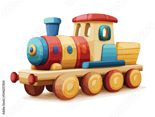 wooden toy train