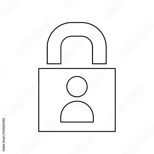 Psychology icon in line style