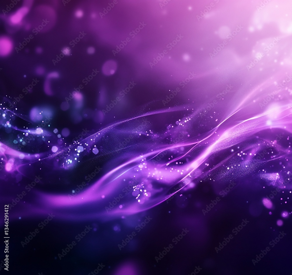 Abstract purple swirling shapes with bokeh Abstract purple swirling shapes with bokeh