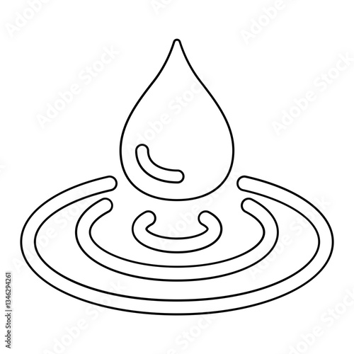 aromatherapy icon in line style
