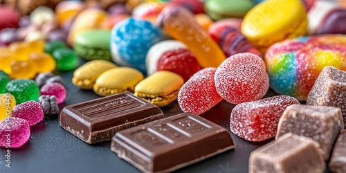 Wallpaper Mural Assortment Of Colorful Candy, Chocolate Bars With Vivid Colors And A Sweet Taste, 4K Photography. Torontodigital.ca