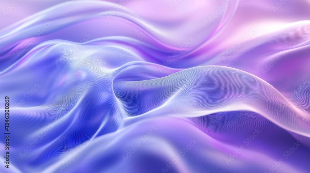 Obraz premium Abstract Purple and Blue Silk Fabric Texture Background