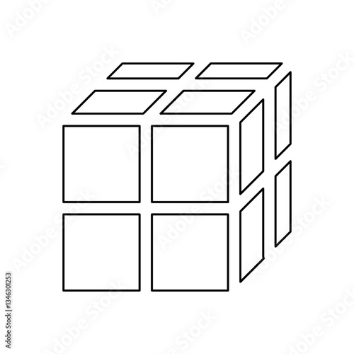 Structure icon in line style