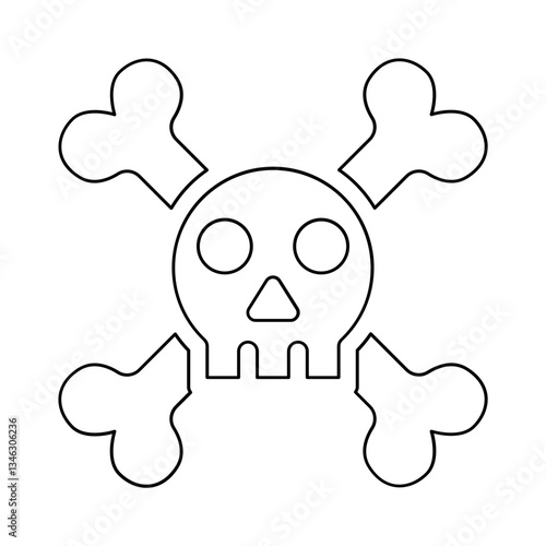 hacker icon in line style