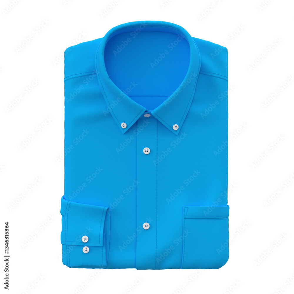 Men folded Shirt realistic 3d render Men folded Shirt realistic 3d render