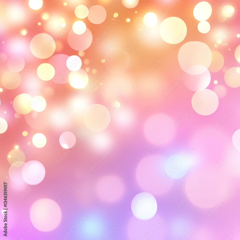 Abstract colorful bokeh background with soft lights creating a dreamy atmosphere Abstract colorful bokeh background with soft lights creating a dreamy atmosphere