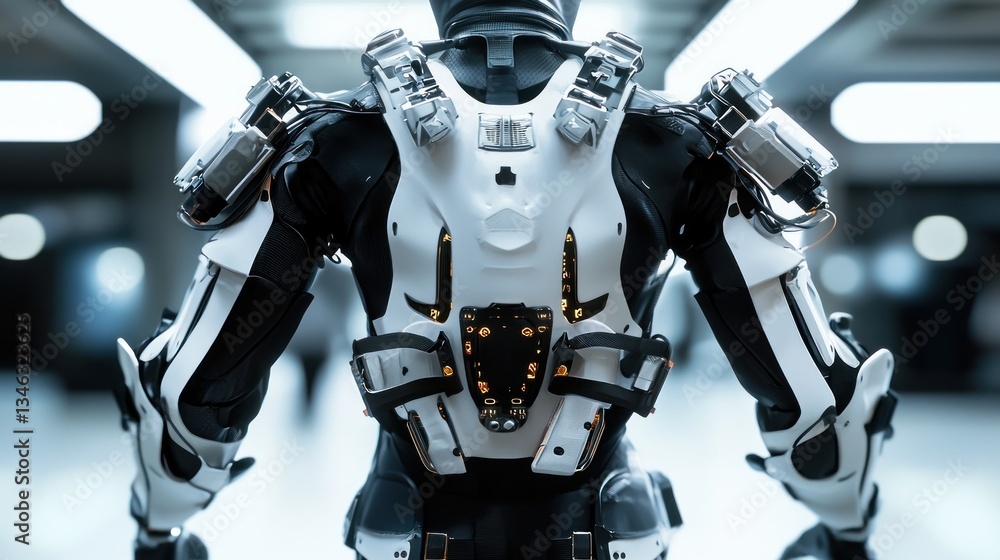 Futuristic Robot Exoskeleton: A Glimpse into Advanced Robotics Futuristic Robot Exoskeleton: A Glimpse into Advanced Robotics