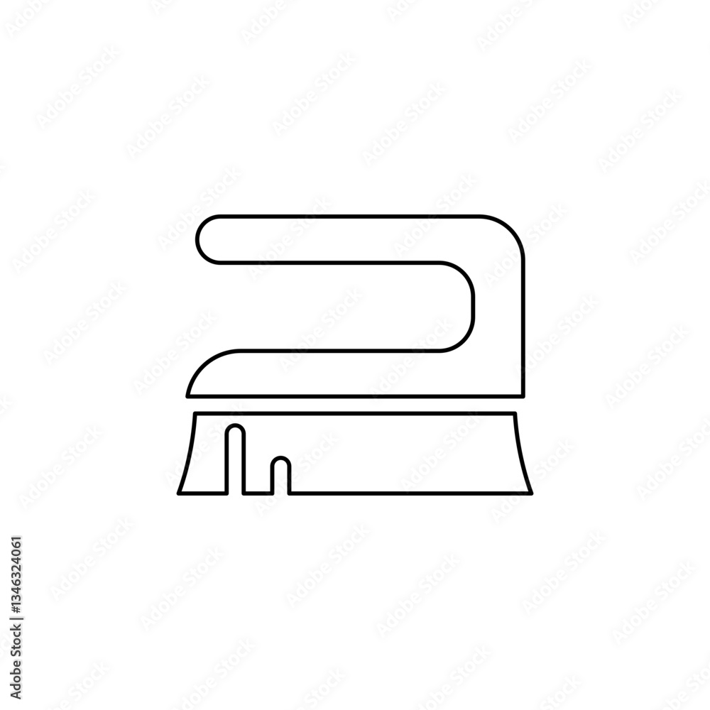 Brush icon in line style Brush icon in line style