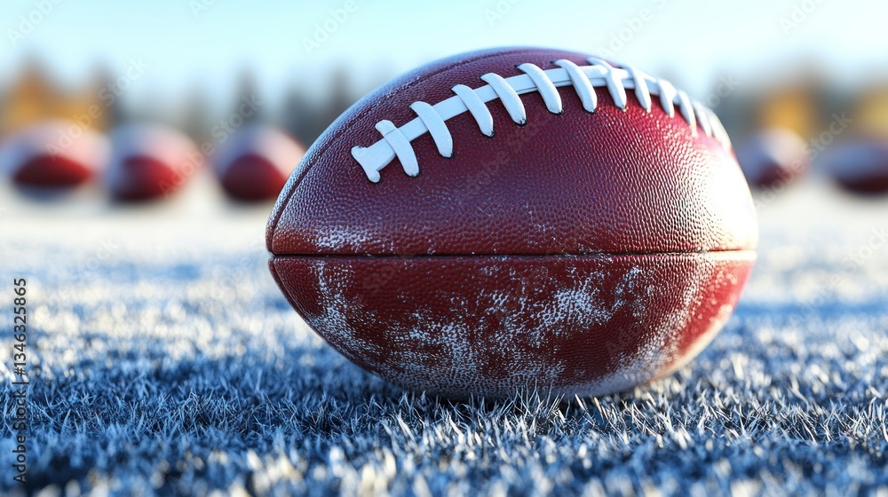 Frosty Football Field: A Winter Game Day Frosty Football Field: A Winter Game Day