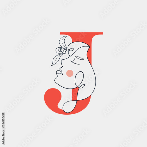 J Letter Beauty Spa Logo