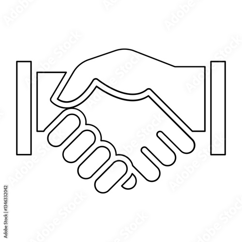 Partner icon in line style