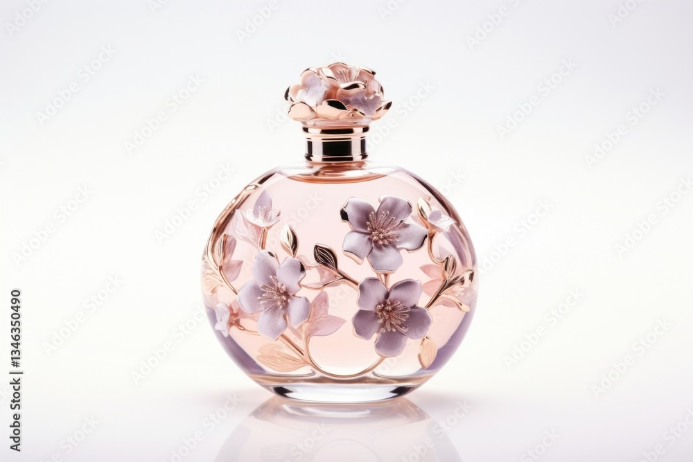 Perfume rounded bottle white background container drinkware. Perfume rounded bottle white background container drinkware.