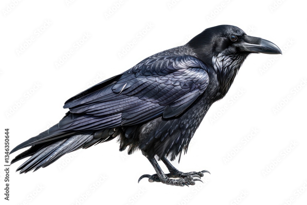 Fototapeta premium Raven animal bird crow.