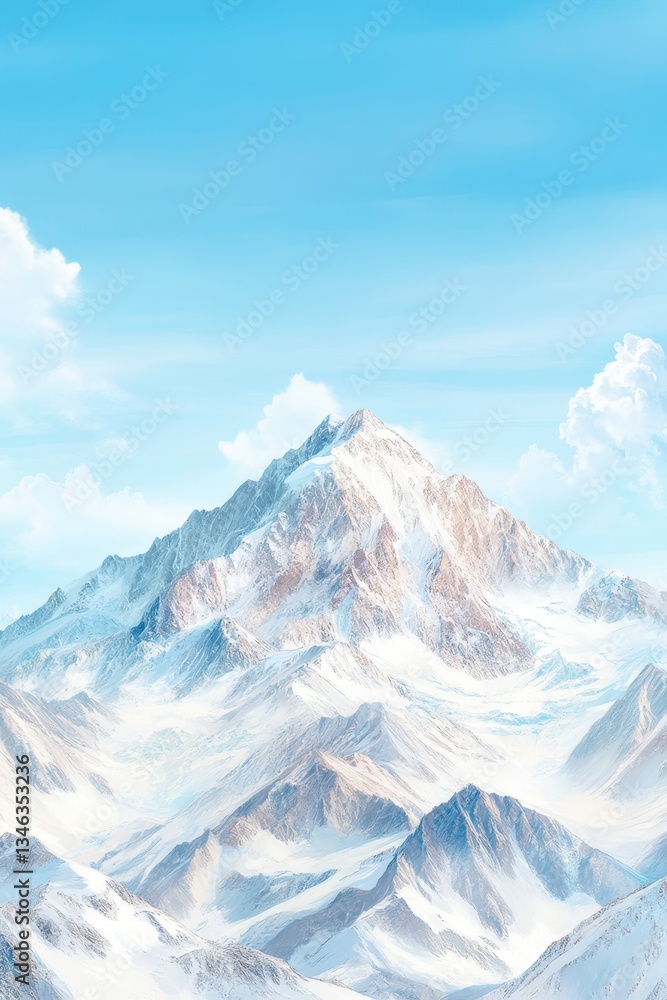 Obraz premium Mountain banner