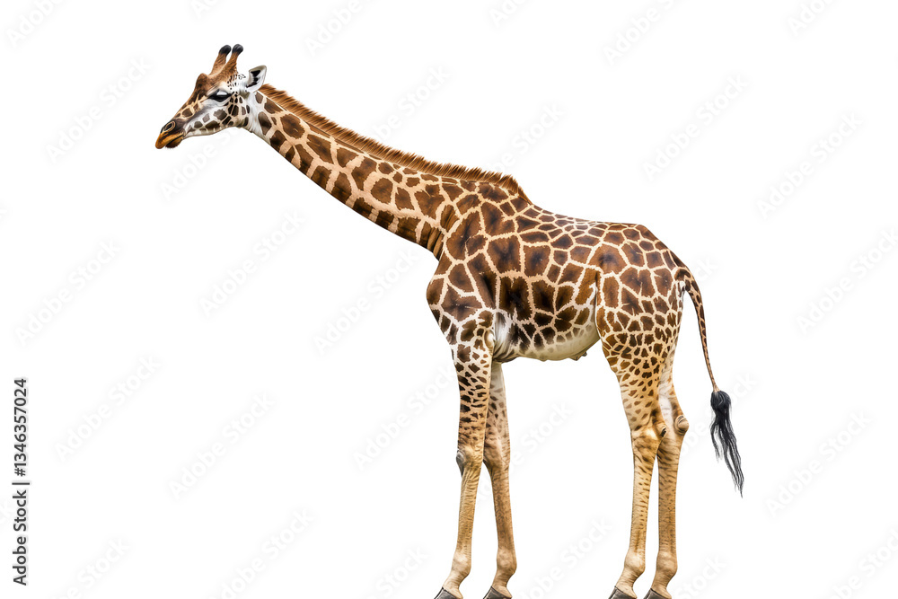 Giraffe isolated on transparent or white background, png Giraffe isolated on transparent or white background, png