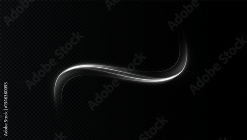 Bright circular light frame with glowing particles and spiral motion. Abstract vector design featuring futuristic neon swirls, sparkles, and vortex energy. Ideal for modern, magic-themed visuals