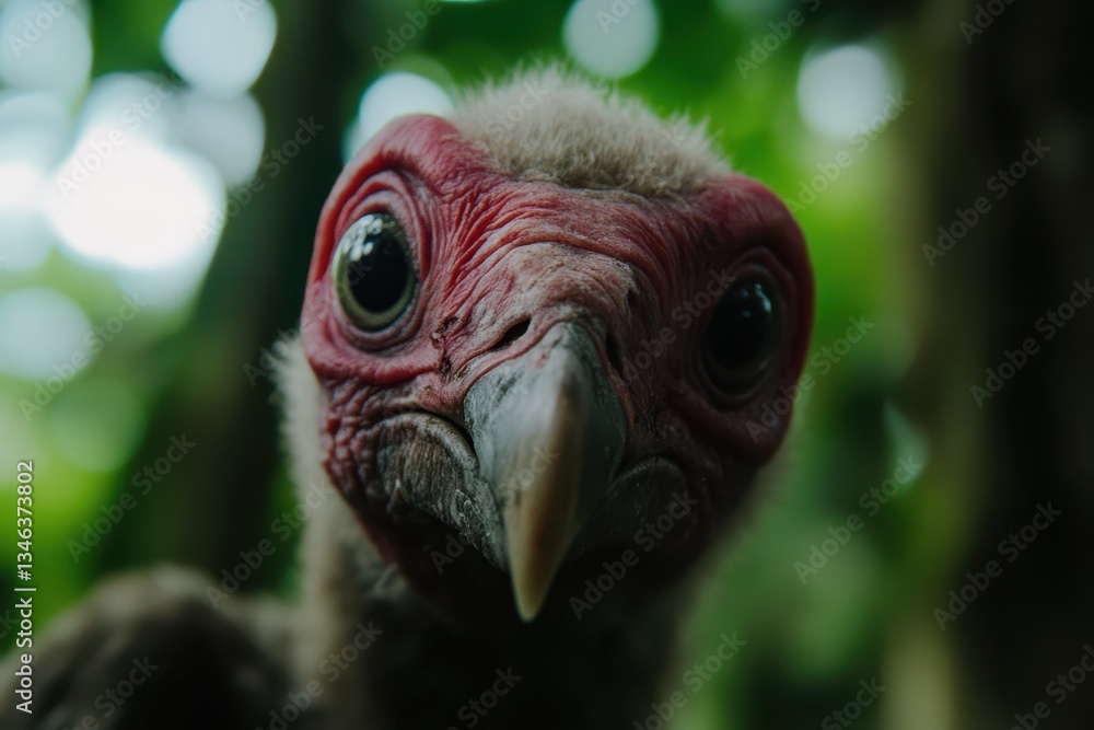 Fototapeta premium Beautiful vulture banner