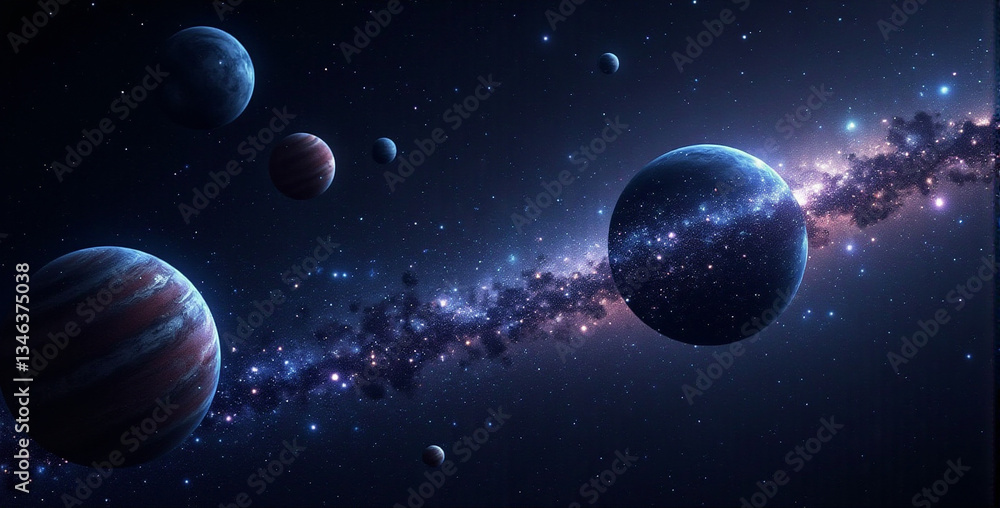 Cosmic Marvel: A Stunning View of Planets in Space Cosmic Marvel: A Stunning View of Planets in Space