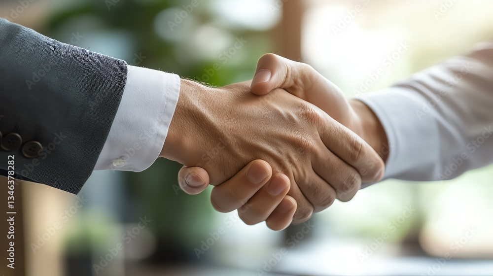 Close-up Handshake: A Business Deal's Formal and Trustworthy Image Close-up Handshake: A Business Deal's Formal and Trustworthy Image