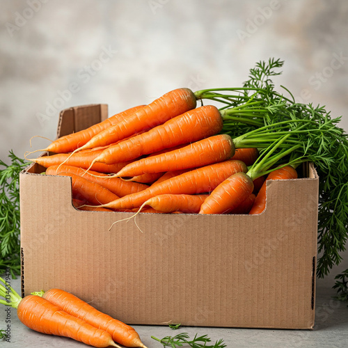 carrots in a box