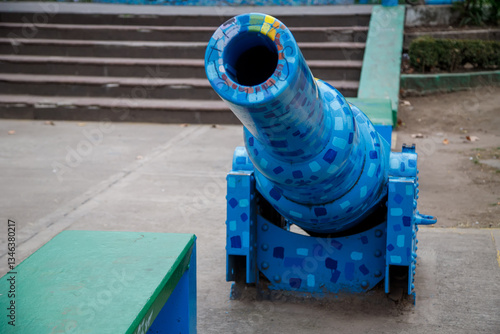 old cannon in the fortress