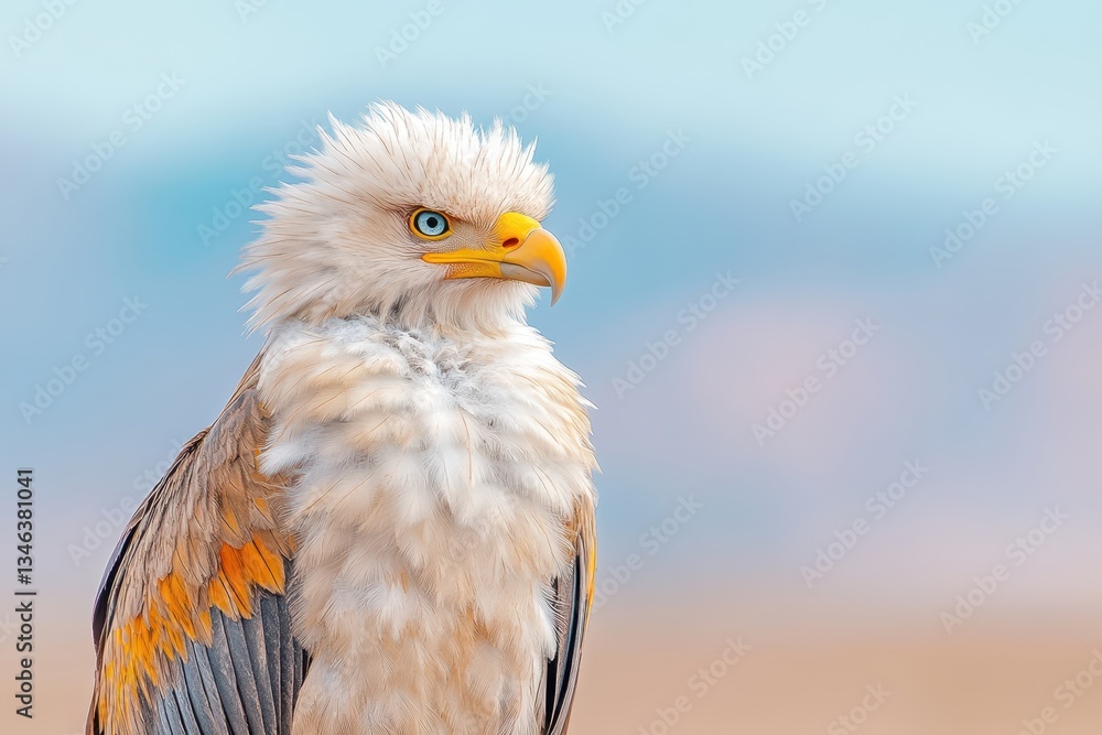 Fototapeta premium Beautiful vulture banner