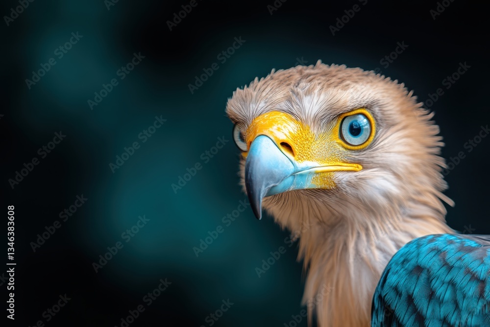 Fototapeta premium Beautiful vulture banner