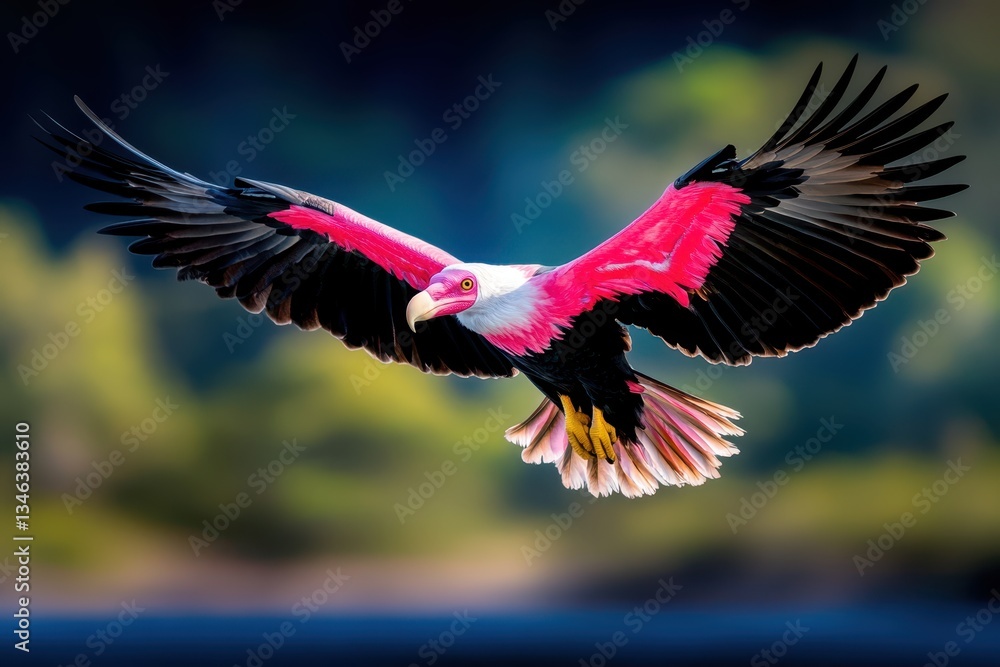 Fototapeta premium Beautiful vulture banner