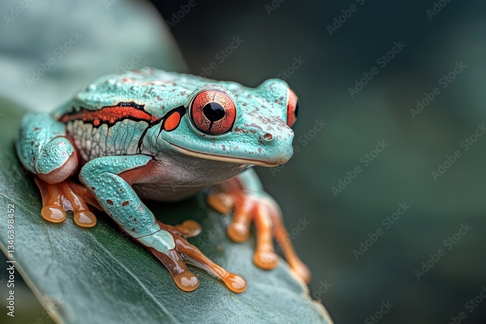 Obraz premium Small frog banner