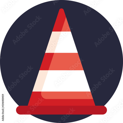 Traffic Cone: A bright orange cone used to warn of hazards or direct traffic during emergency situations.