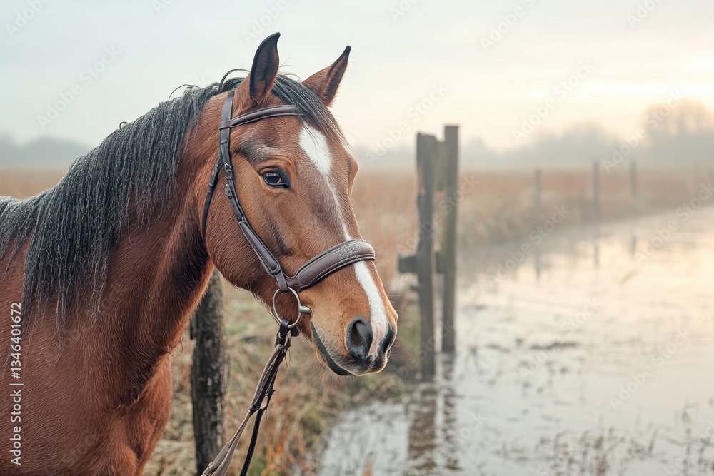 Obraz premium Horse banner