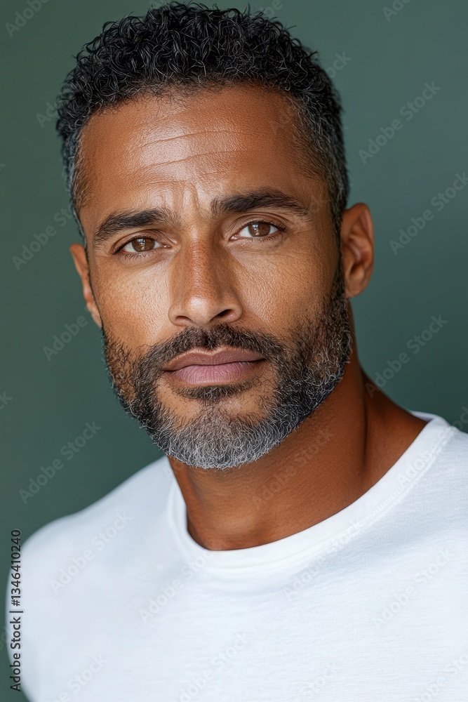 Obraz premium Man Skin Care Banner