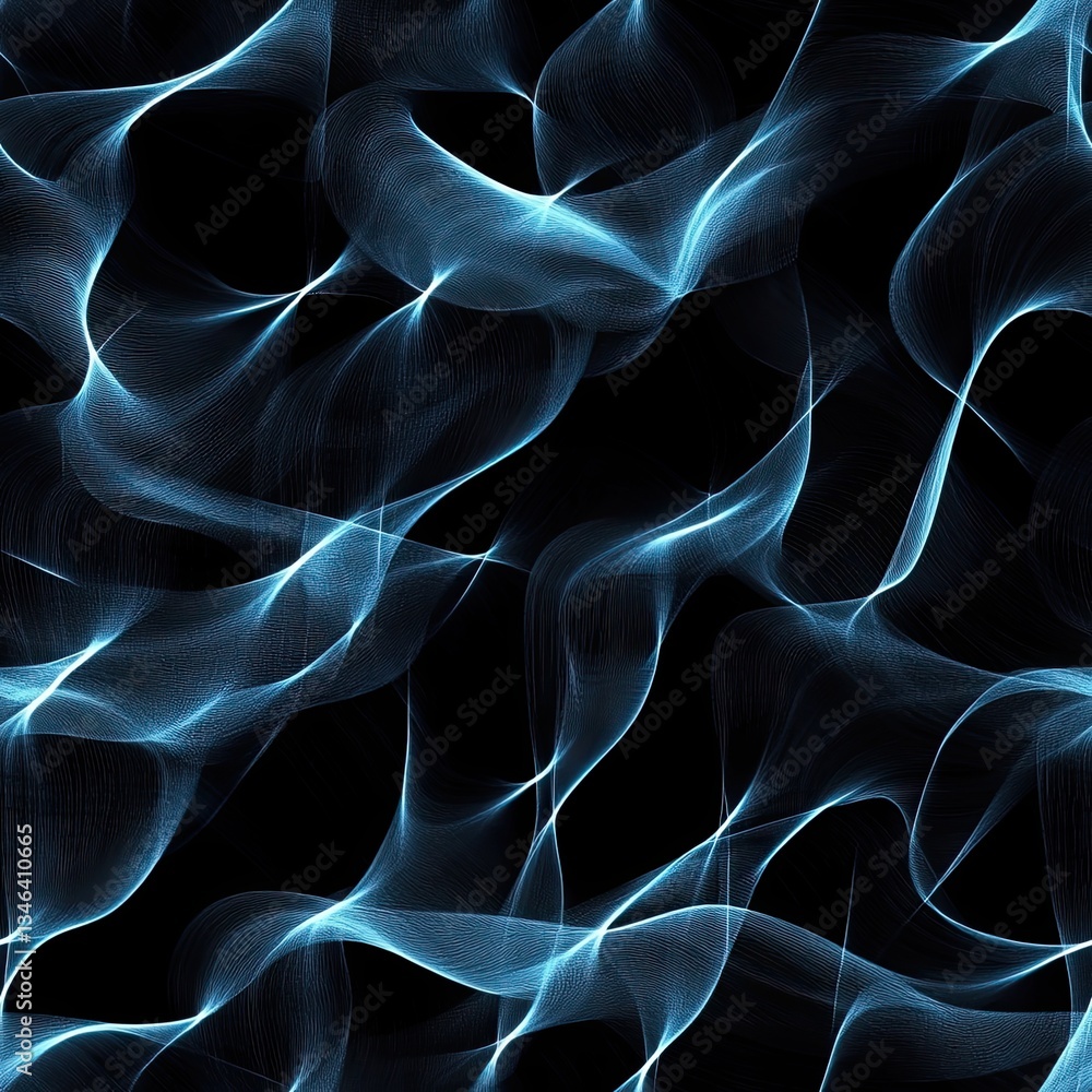 Obraz premium Abstract X Ray Pattern Luminous Waveforms Seamless Texture for Medical Science and Tech Designs