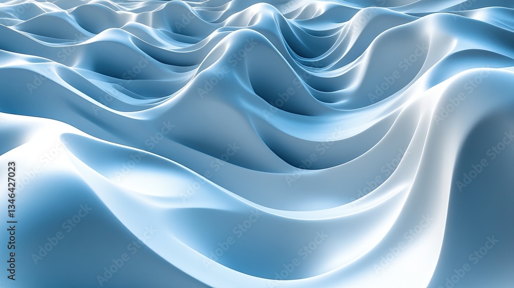Obraz premium Abstract blue wave texture background design