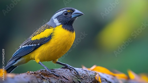Yellow-shouldered Grosbeak --ar 16:9 --stylize 500 --v 6.1 Job ID: ce6979c3-7429-421d-a915-2991df3cbdb8